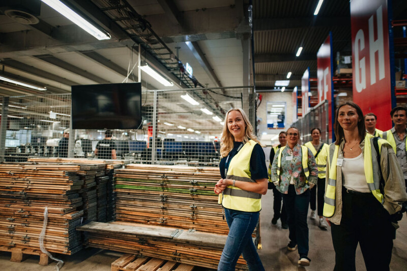 Rundvandring i Täby hos Inrego.